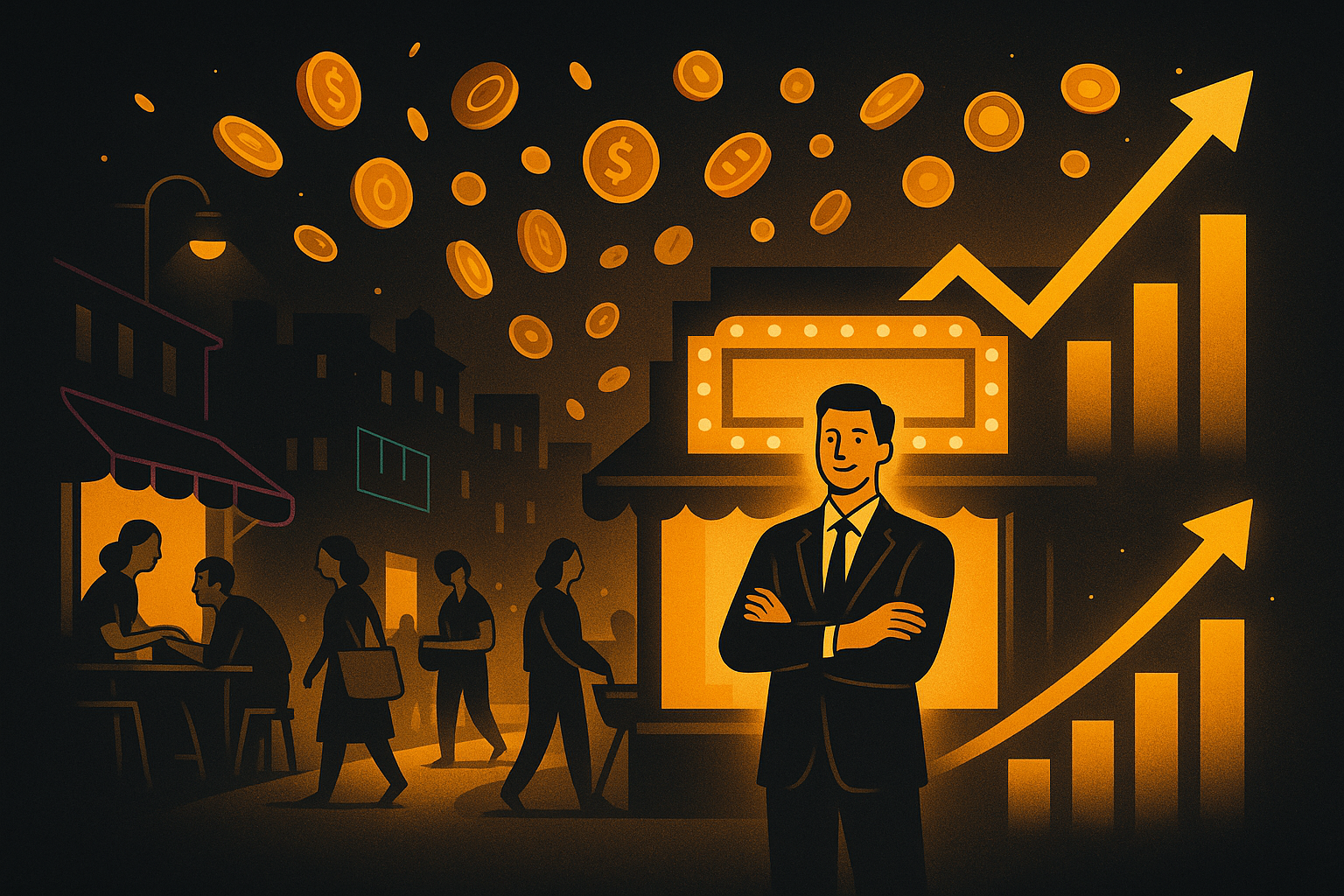 An entrepreneur building a thriving business in the nightlife marketplace